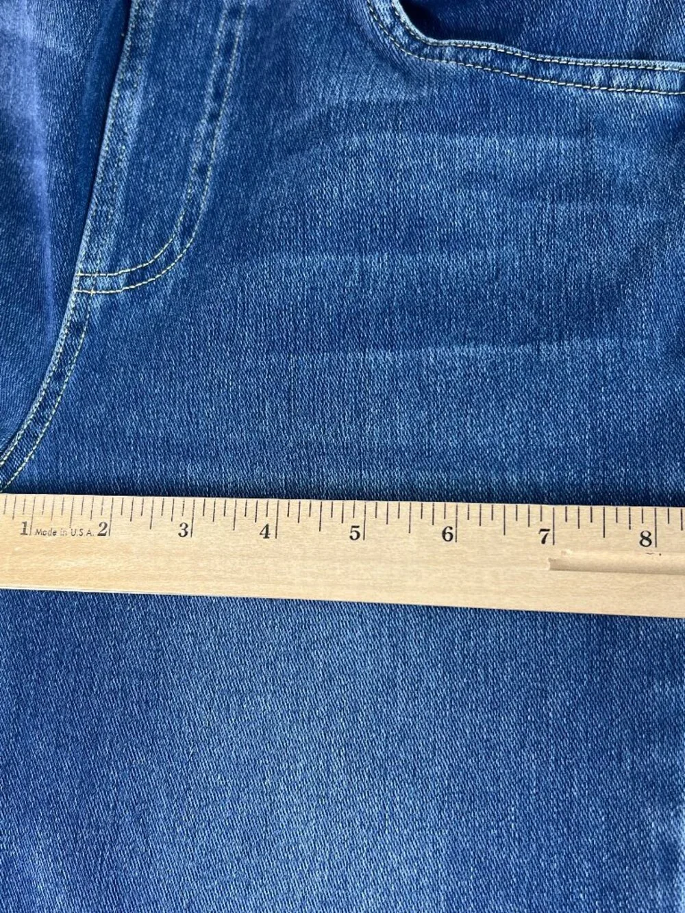 Halara Flex Jeans Women's 27x29* High Rise Boot Cut Blue Stretch Denim Tag M